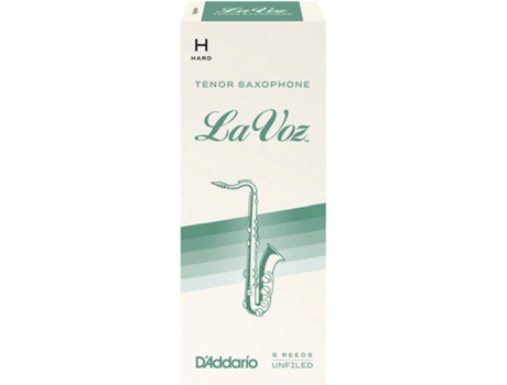 Cañas de Saxofón Tenor DADDARIO La Voz Medium (5 Unidades)
