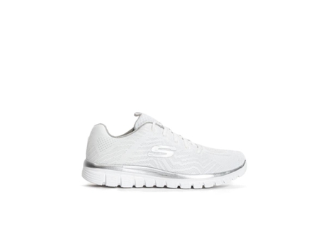 Zapatillas de Mujer SKECHERS Graceful Get Connected Blanco (35)