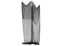 Mesita de noche esquelética aterradora para Halloween (3,3 x 2 m)