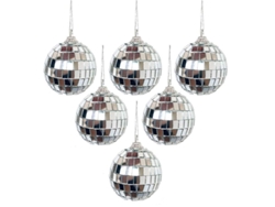 6 Pack Esferas De Discoteca 2'' Decoración Colgante Espejos Para Fiesta Navidad Bar