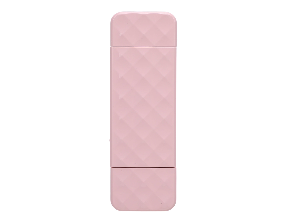 Rebe-luz De Lectura Portátil Recargable Con Clip 3 Modos 5 Niveles De Brillo Led Marcapáginas Rosa