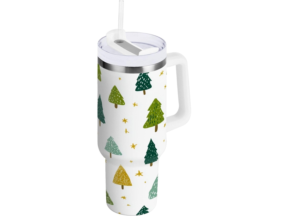 Árbol Navidad Vaso Botella Taza Acero Inoxidable - Vaso Térmico Portátil