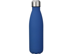 Botella térmica de acero inoxidable de 500 ml, libre de BPA, mantiene el frío 24 h y el calor 12 h, reutilizable para deportes y escuela, azul