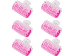 6 Unidades De Bigotes De Plástico Reutilizables Con Agarre Automático Para Cabello Ondulado.