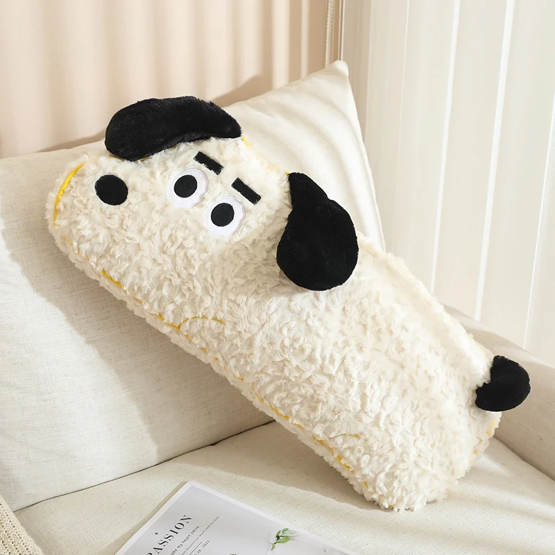 (blanco, 70 Cm) Almohada Larga Para Perros Adultos, Cojín Para Sofá, Almohada Cómoda