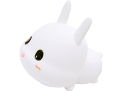 Lámpara De Noche Con Forma De Conejo, De Silicona, Recargable Por Usb, Con Batería De 1200 Mah. Adorable Elemento Decorativo.