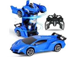 Coche teledirigido transformable, juguete robot 118. Panoona.