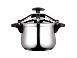 Olla Presión 10 Litros, Inducción, Express, Acero Inox. 18/10 Todas Cocinas, Fondo Termodifusor Fagor Clásica Bombe 10 Plata