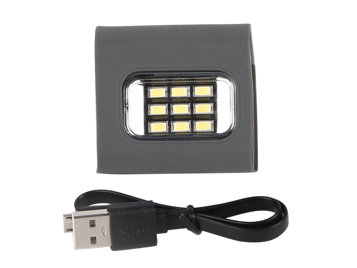 Yncm2026-lámpara Led Cob Portátil De Seguridad Para Deportes Al Aire Libre Carga Usb Running Ciclismo
