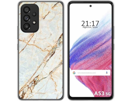 Carcasa para Samsung Galaxy A53 5G TUMUNDOSMARTPHONE Dibujos Mármol 13 Multicolor