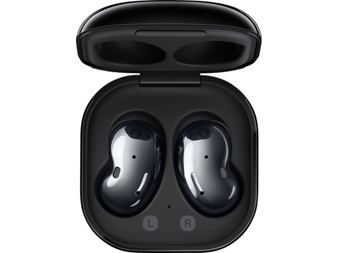 Auriculares Bluetooth True Wireless SAMSUNG Galaxy Buds Live (In Ear - Micrófono - Noise Cancelling - Negro)