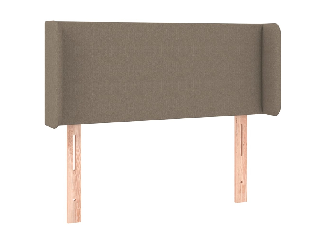 Maison Exclusive - Cabecero De Tela Gris Taupe 93x16x78/88 Cm
