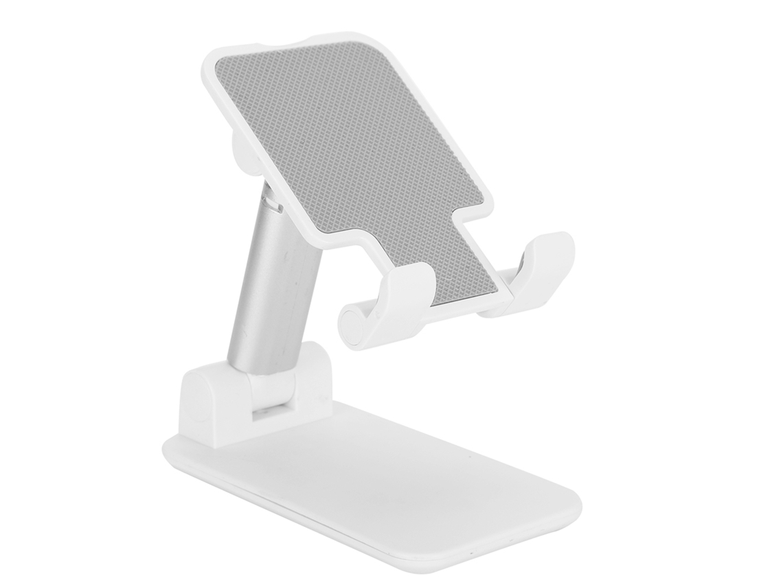 Soporte Ajustable Para Teléfono Móvil Y Tableta, Maletín Con Espejo, Diseño Ergonómico, Blanco.