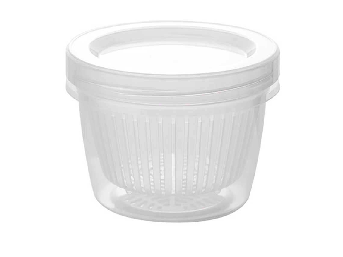 Caja De Almacenamiento Transparente Para Refrigerador Con Cierre Hermético Para Frutas Y Verduras.