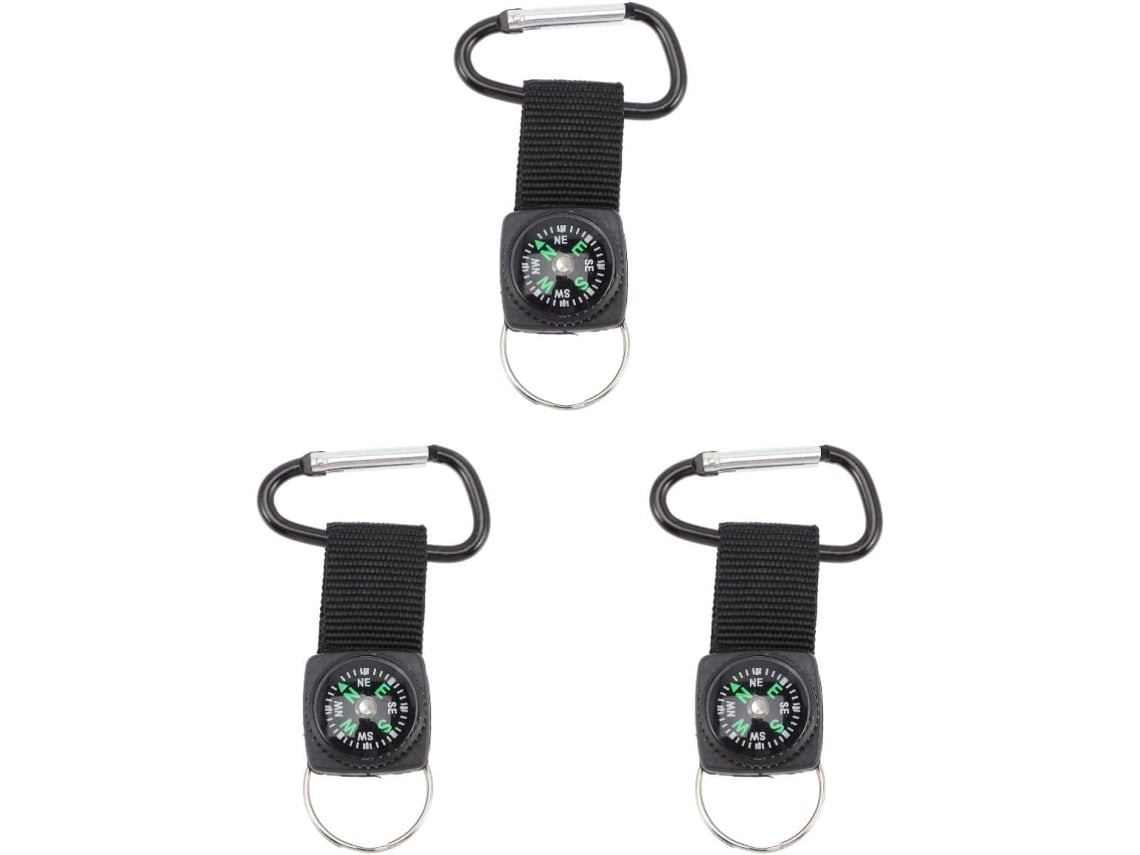 Llavero Con Brújula, Accesorio De Viaje, Trabillas Para Cinturón