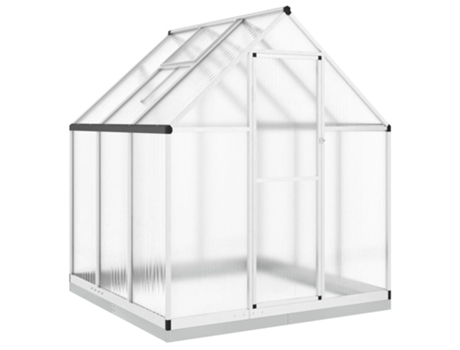 Invernadero VIDAXL Plateado Aluminio (169x169x202 cm)