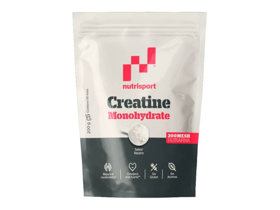 Creatina Monohidrato 200 Mesh - 200g nutrisport Neutro Nutrisport