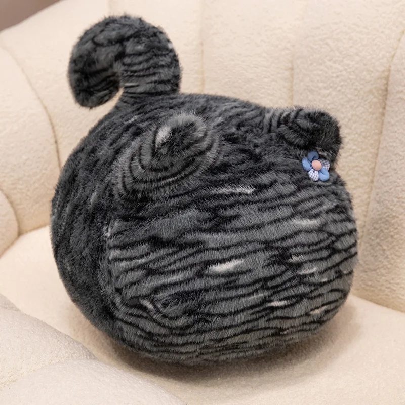 Cojín/almohada/almohada Con Estampado De Gato Adulto (negro, 35 Cm)