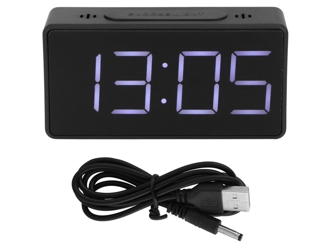 Reloj Electrónico Sencillo, Despertador Led De Mesilla Con Función De Sonido.
