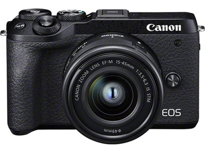 Kit Cámara CANON EOS M6 Mark II + EF-M 15-45mm f/3.5-6.3 IS (APS-C)