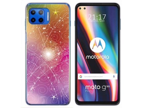 Carcasa Motorola Moto G 5G Plus TUMUNDOSMARTPHONE Abstracto Multicolor