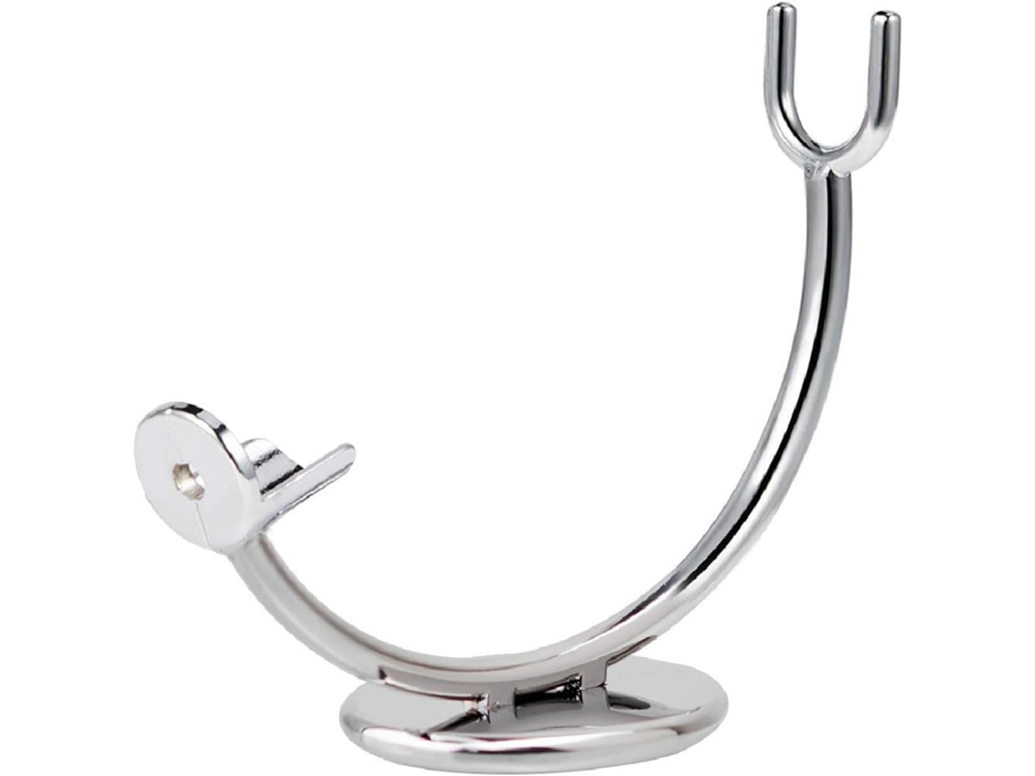 Soporte metálico para maquinilla de afeitar SFUSHOS, para uso en seco y húmedo, diseño ergonómico.