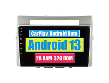 Autoradio Multimedia ROVERONE para Toyota Corolla Verso AR10 2004 - 2009 CarPlay Android Coche Radio Bluetooth Navegación