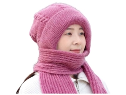 2026-gorro Bufanda Integrado Antiviento Con Protección De Orejas Para Invierno, Calientito Y Suave, Talla Elástica 52-65cm