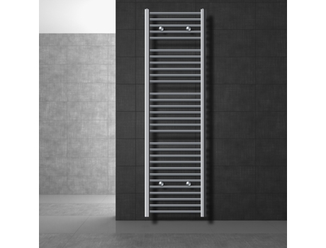 Radiador toallero de baño 50x180 cm calefactor cromo estufa de diseño recto LUXEBATH