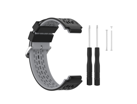 Pulsera para Garmin Forerunner 220/230/235/630/620/735XT, Approach S20/S5/S6 INF - Negro
