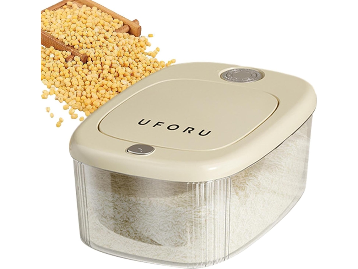 Recipiente Para Almacenar Arroz – Recipientes Herméticos Prensados, Para El Hogar Y La Cocina.