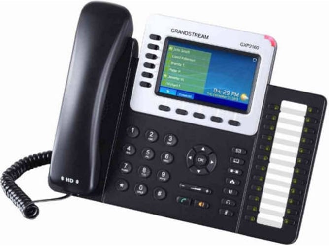 Teléfono fijo Con Cable GRANDSTREAM NETWORKS GXP2160 negro, gris