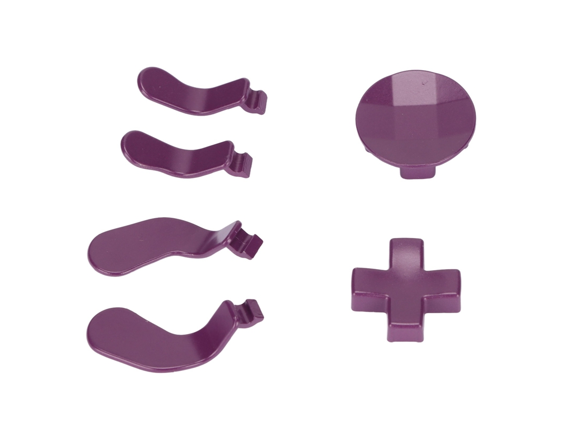 Accesorios De Repuesto Para Mando: Crucetas Y Palancas De Acero Inoxidable Para Xbox One Elite Series 2 (morado).