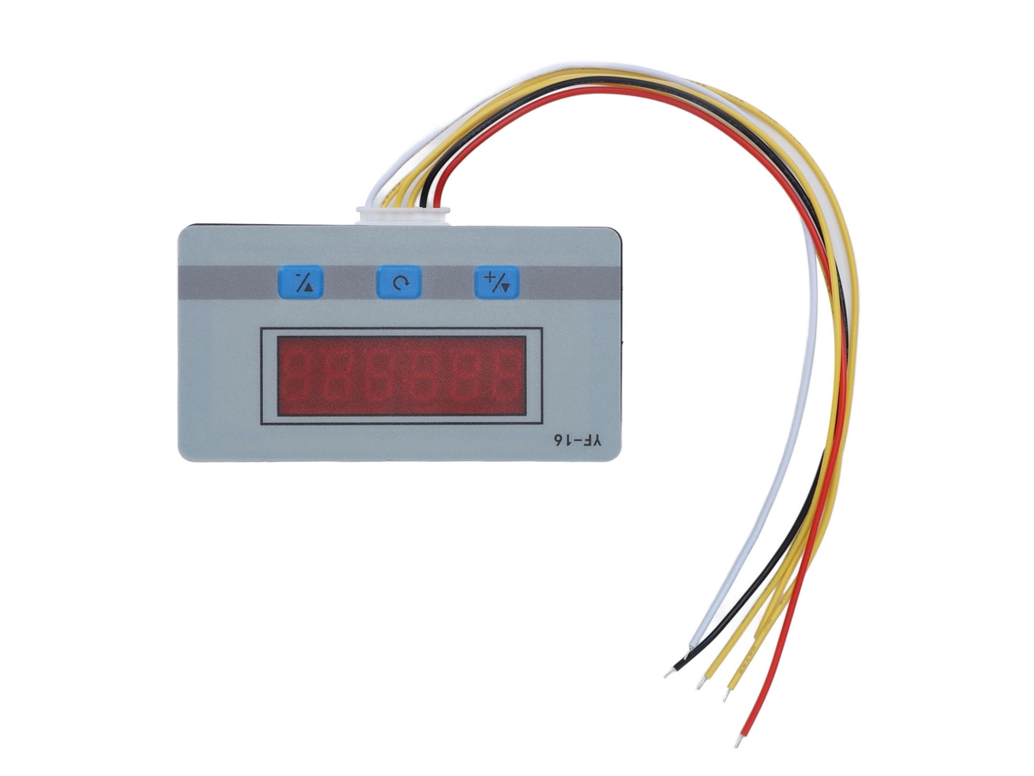 Contador Digital 1‑999999 Auto Detecção Tally 5‑24v Yf‑16 Controle Industrial