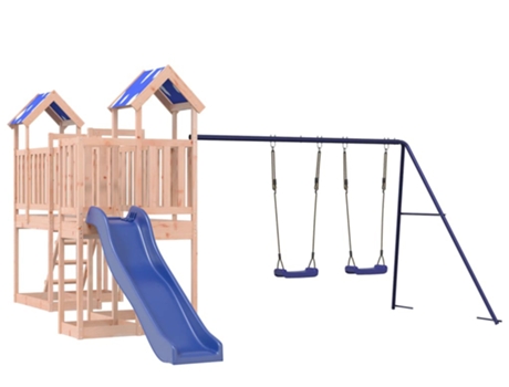 Parque Infantil De Exterior VIDAXL Marrón Madera