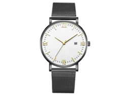 Reloj De Pulsera Unisex De Cuero Y Silicona Con Textura De Madera, Cuarzo Zhoulianfa Plateado