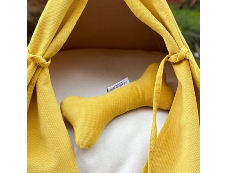 Hueso para Perros THE HAPPY NEST Amarillo (25 x 12 cm)