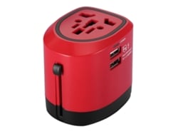 Adaptador De Viaje Cargador Universal Enchufe De Viaje Convertidor De Energía Global