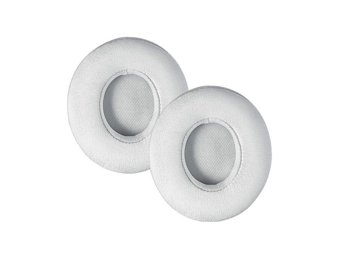 Par De Almohadillas De Repuesto Compatibles Con Auriculares Inalámbricos Beats Solo 2/3 - Blanco