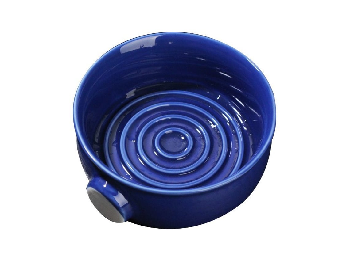 Vaso De Cerámica Para Afeitar Para Hombre Con Base De Rosca Y Boca Ancha Para Brocha De Afeitar.