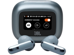 Auriculares Bluetooth True Wireless JBL LIVE FLEX 3 (In Ear - Micrófono - Cancelación de ruido - Azul)