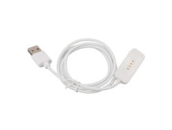 Cargador Usb Magnético Para Smart Watch X 2 3 Watch2 - Cable De Carga Portátil De 1 M, Pvc Abs Blanco