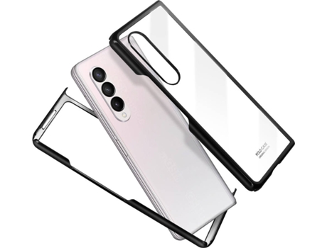 Carcasa Samsung Galaxy Z Fold 3 AVIZAR Cromo Transparente