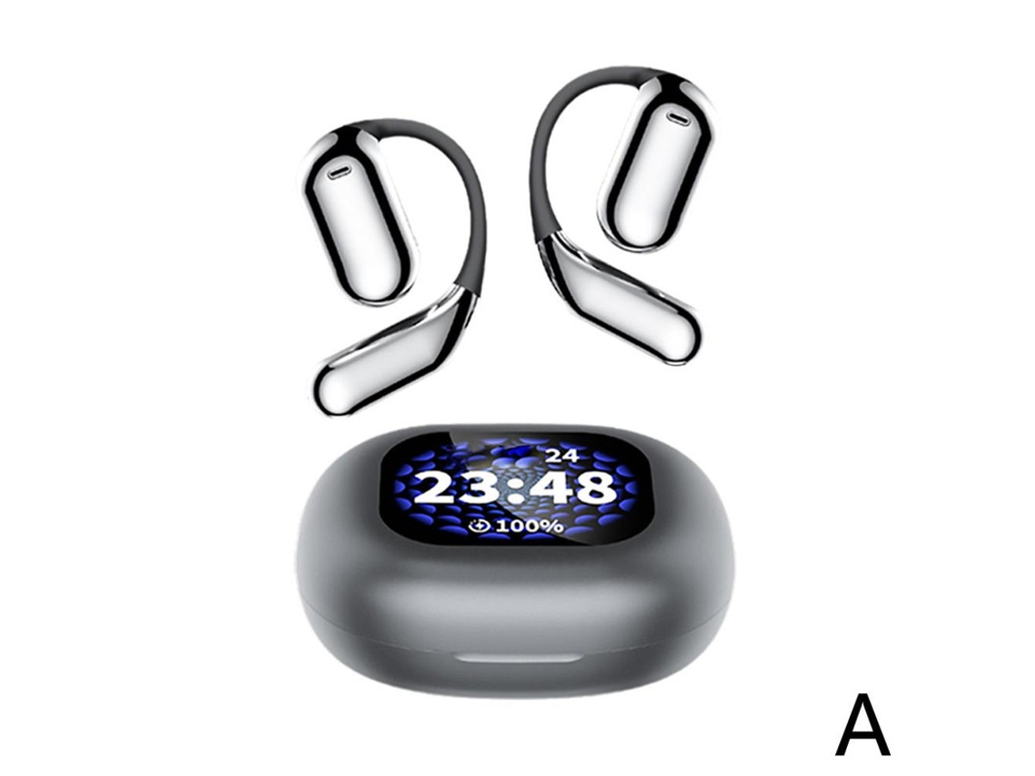 Auriculares Inalámbricos Pantalla Táctil Inteligente Reducción Ruido Llamadas YIZHOOD Bluetooth Negro