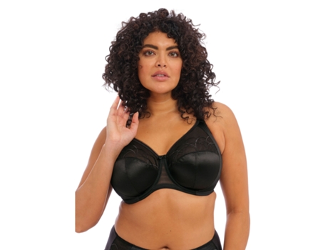 Sujetador de Mujer ELOMI Aros Cate Negro (120 cm F)
