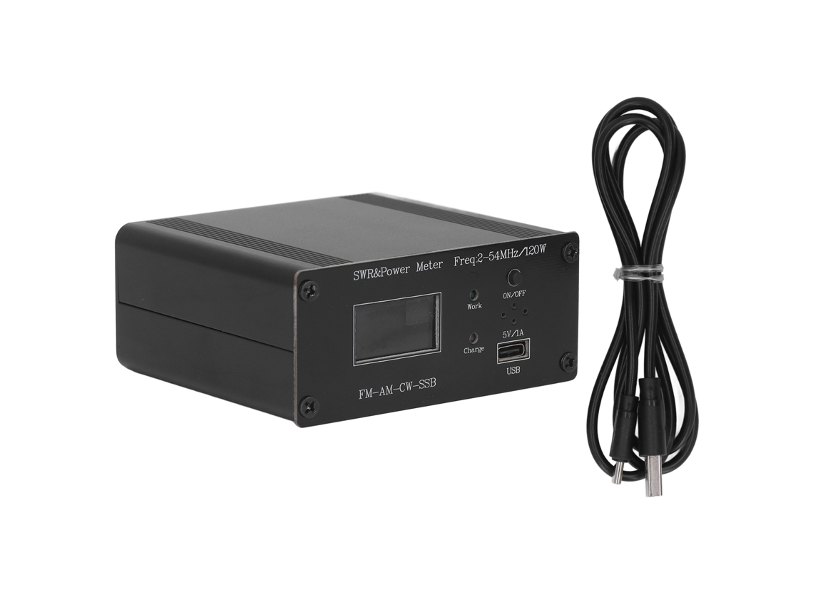 Medidor De Onda Estacionaria Digital Usb 50ω Hf 120w Medidor De Potencia Ondas Cortas
