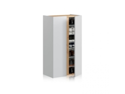 Armario zapatero Eitan Blanco Artik (Blanco Mate) - Roble Nodi 56,6 x 102 x 35 cm