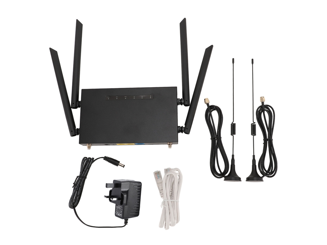 Router Inalámbrico 4g Lte Cpe Con Ranura Para Tarjeta Sim, Punto De Acceso Móvil De 300 Mbps, 4 Antenas, Enchufe Británico.