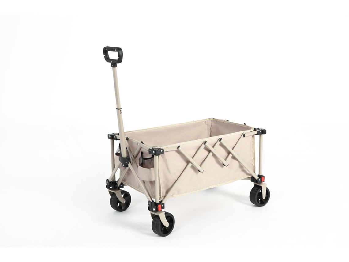 Carrito plegable con ruedas para todo terreno, resistente y con asa ajustable, BAGOLY