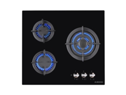 Placa de Gas JOCEL JP3GV009029 (Gas Natural - 60 cm - Negro)